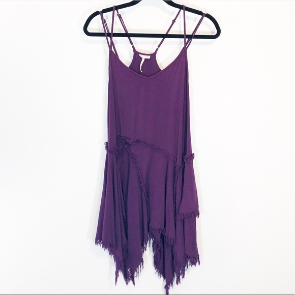 Free People Dresses & Skirts - Free People Intimately purple tattered slip dress